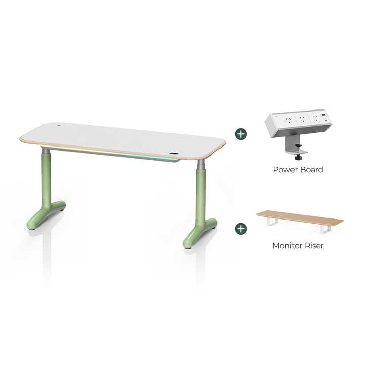Dora Pro Complete Ergonomic Standing Desk Setup