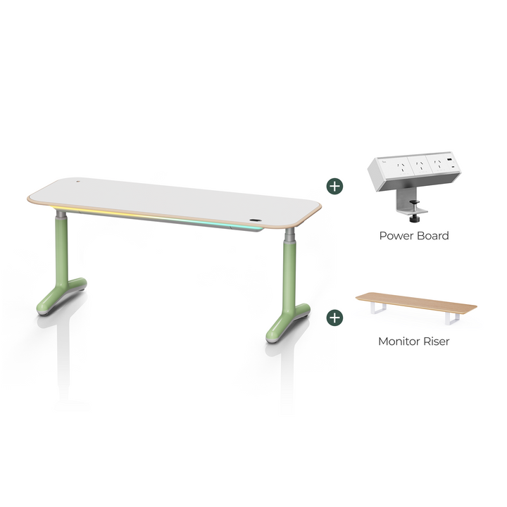 Dora Pro Complete Ergonomic Standing Desk Setup
