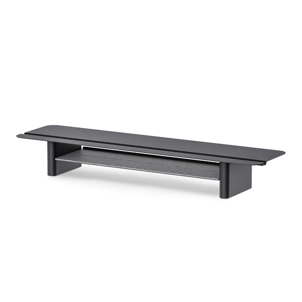 Two-Tier Metal Computer Monitor Riser Desk Organizer
