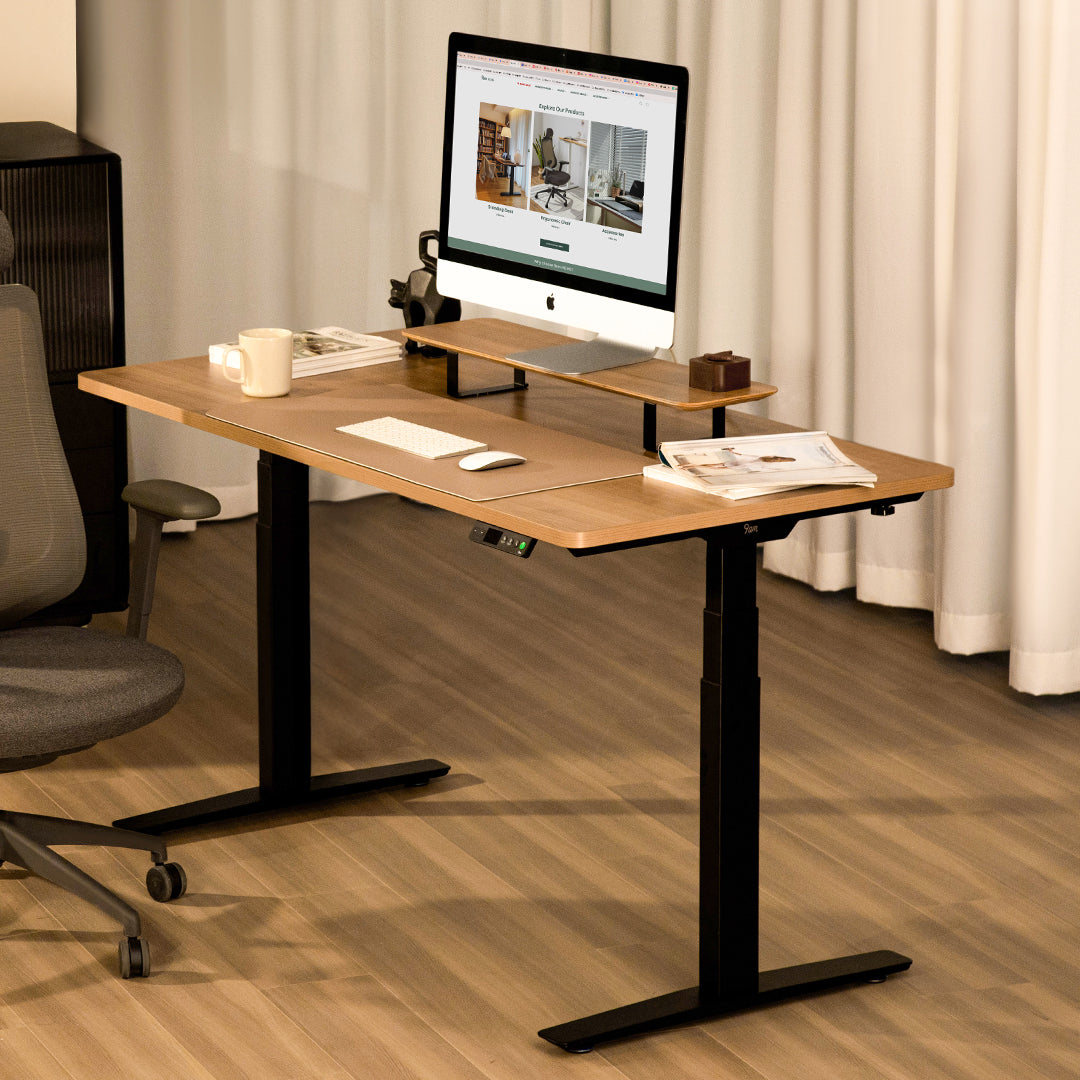 Pesk Dual Motors Melamine Home Office Electric Standing Desk