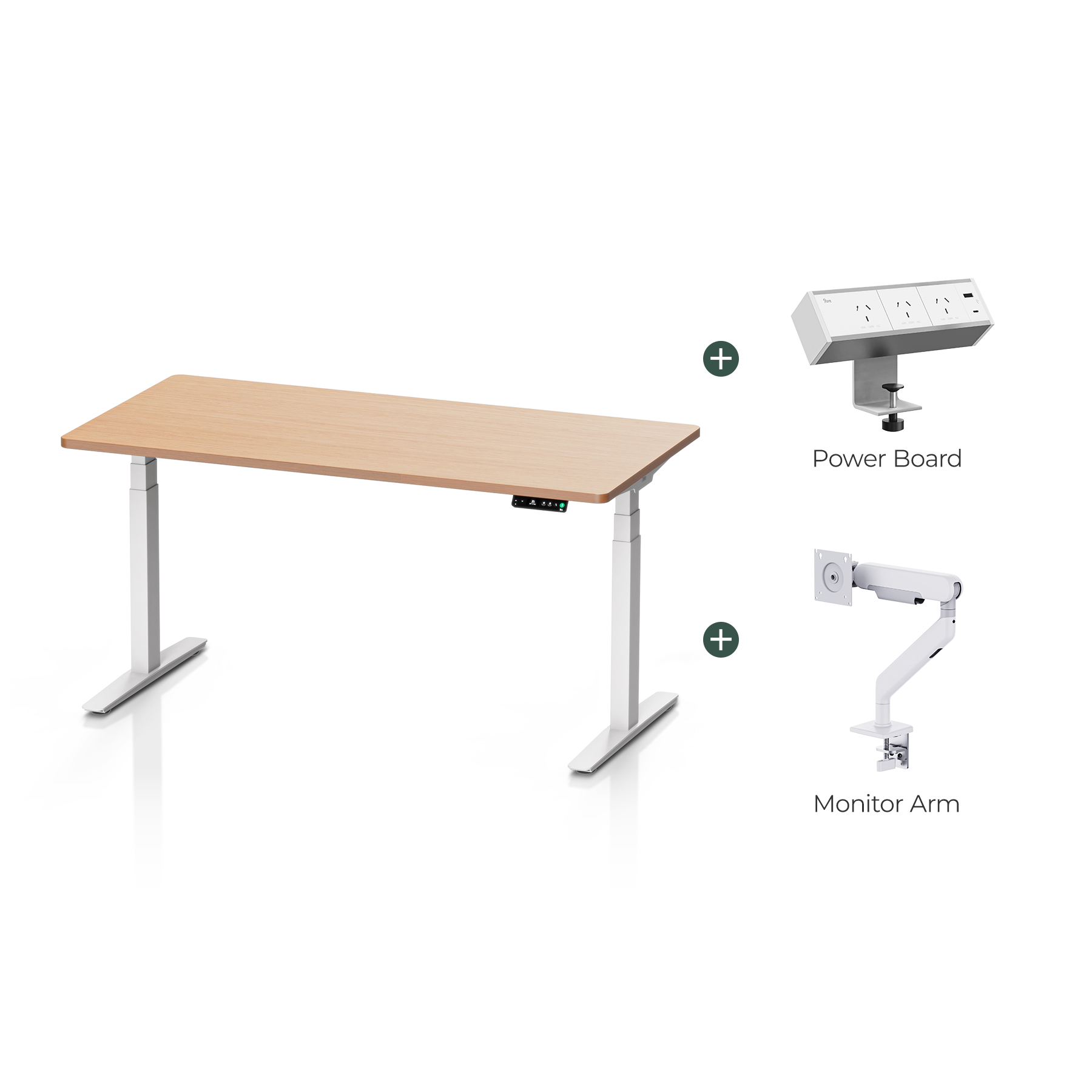 Pesk Complete Ergonomic Standing Desk Setup
