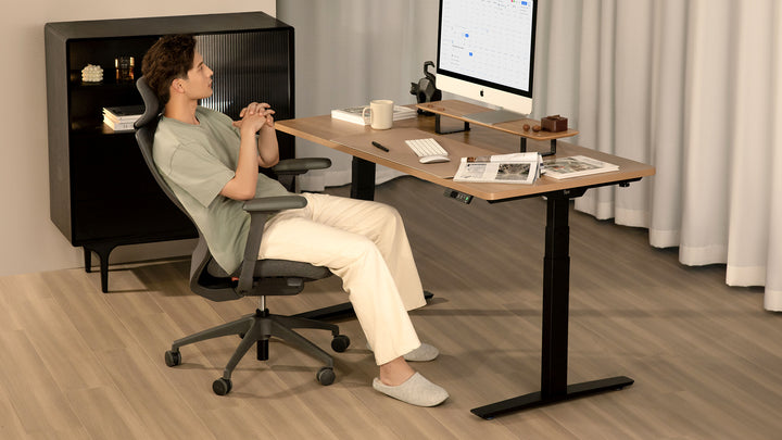 Pesk Dual Motors Melamine Home Office Electric Standing Desk