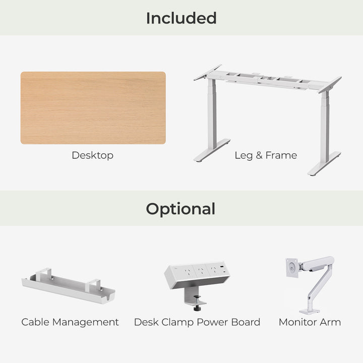 Pesk Dual Motors Melamine Home Office Electric Standing Desk