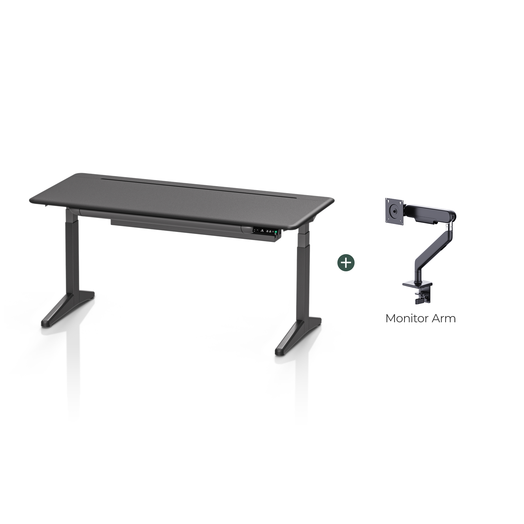 Raven Complete Ergonomic Standing Desk Setup