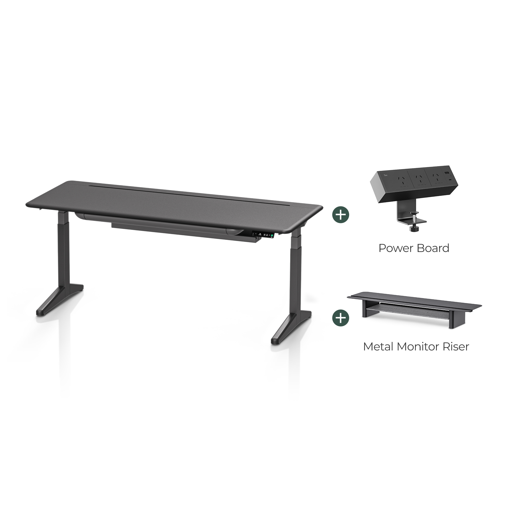 Raven Complete Ergonomic Standing Desk Setup