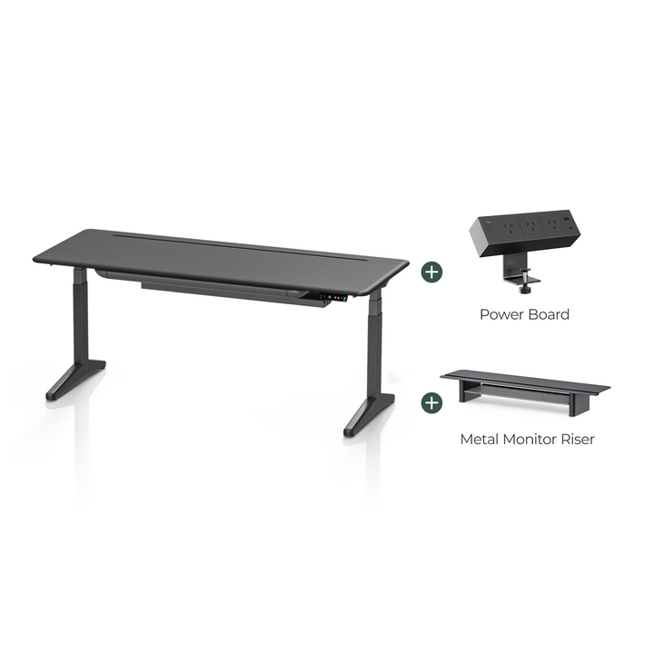 Raven Complete Ergonomic Standing Desk Setup