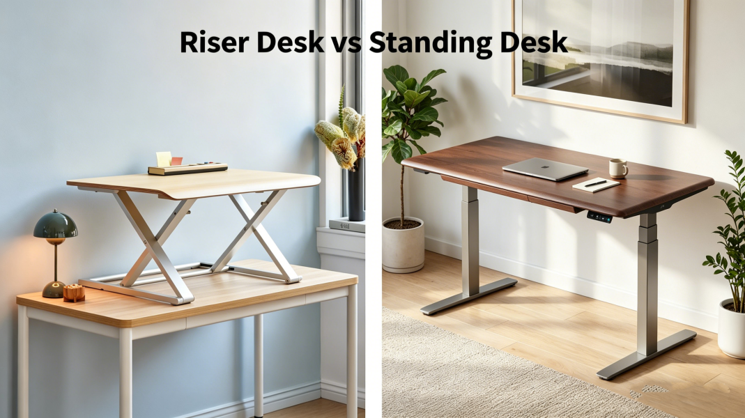 Riser Desk vs Standing Desk
