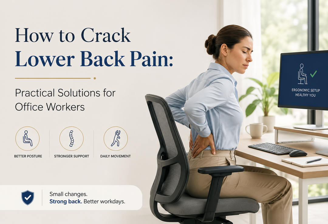 How to Crack Lower Back Pain: Practical Solutions for Office Workers