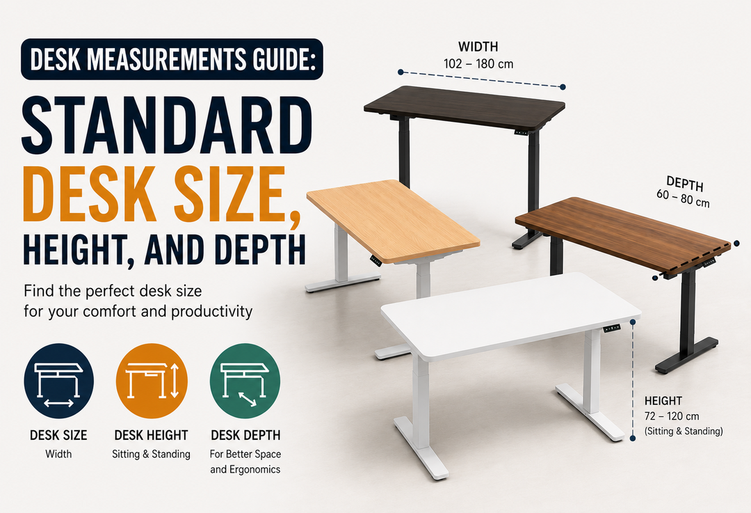 Desk Measurements Guide: Standard Desk Size, Height, and Depth