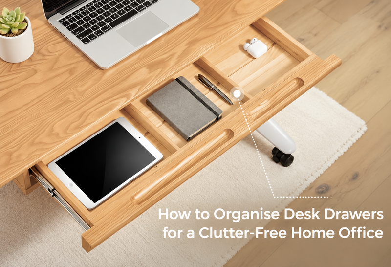 How to Organise Desk Drawers for a Clutter-Free Home Office