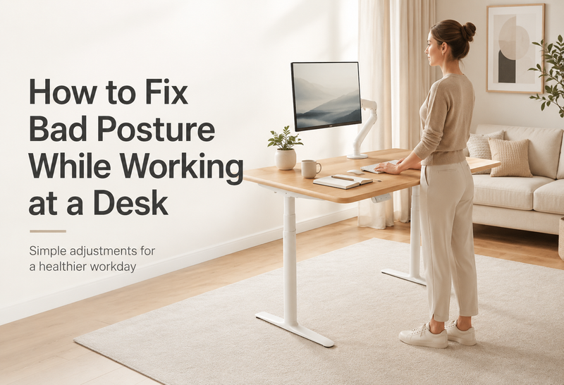 How to Fix Bad Posture While Working at a Desk