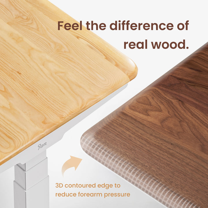 Pesk Pro Hardwood Home Office Electric Standing Desk