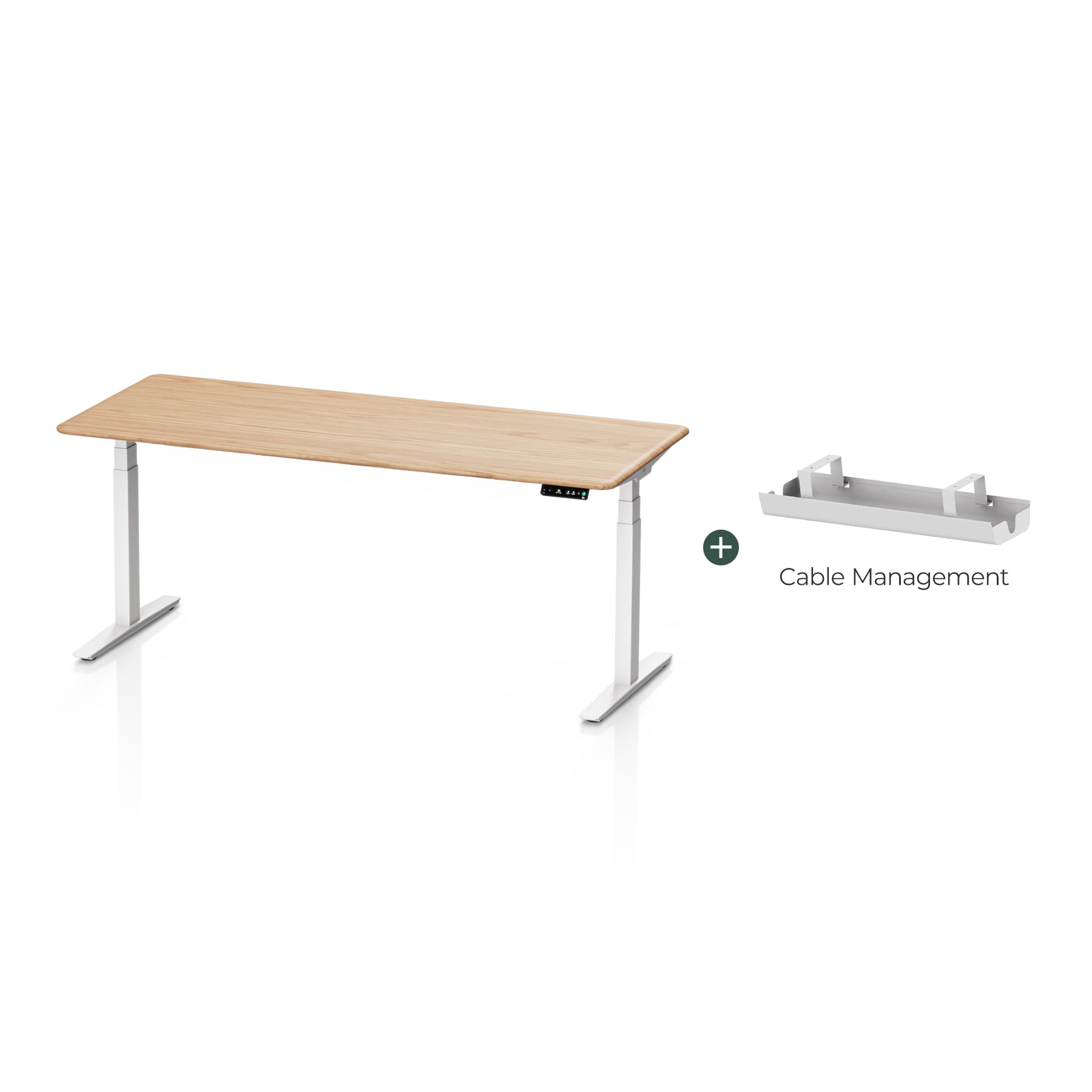 Pesk Pro Hardwood Home Office Electric Standing Desk