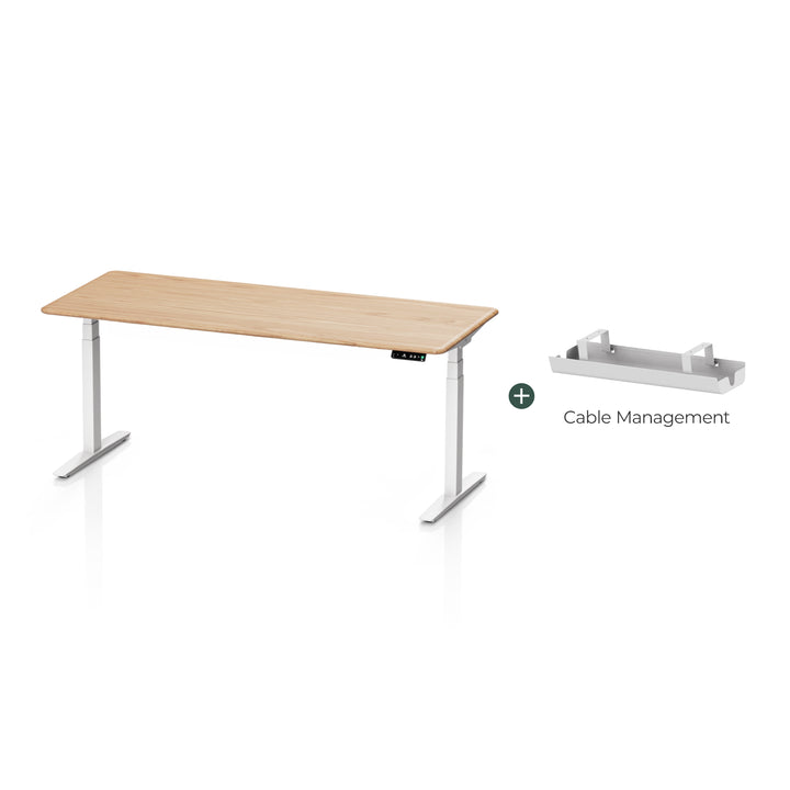 Pesk Pro Hardwood Home Office Electric Standing Desk