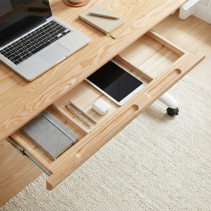 Atom Pro Ash Hardwood Home Office Stand Up Desk