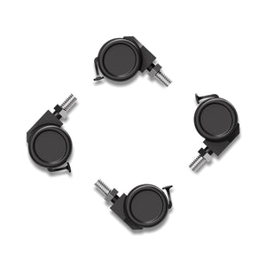 M8 Threaded Lockable Caster Wheels for Standing Desks