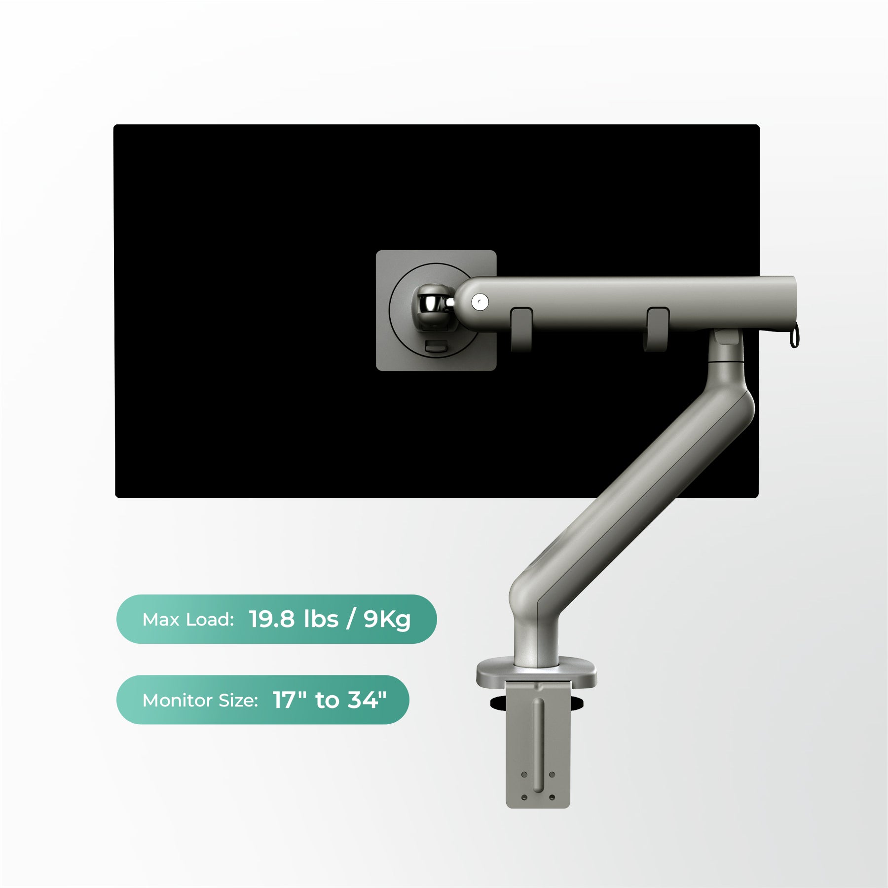 Flexible Adjustment Single Monitor Arm Desk Mount