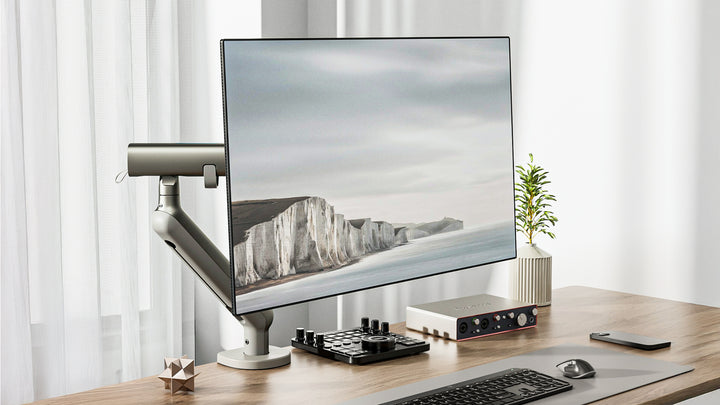 Flexible Adjustment Single Monitor Arm Desk Mount