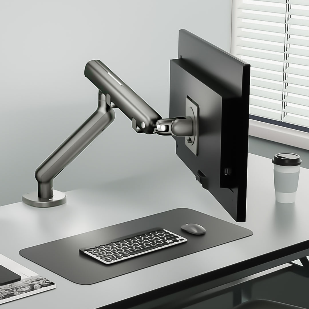 Flexible Adjustment Single Monitor Arm Desk Mount