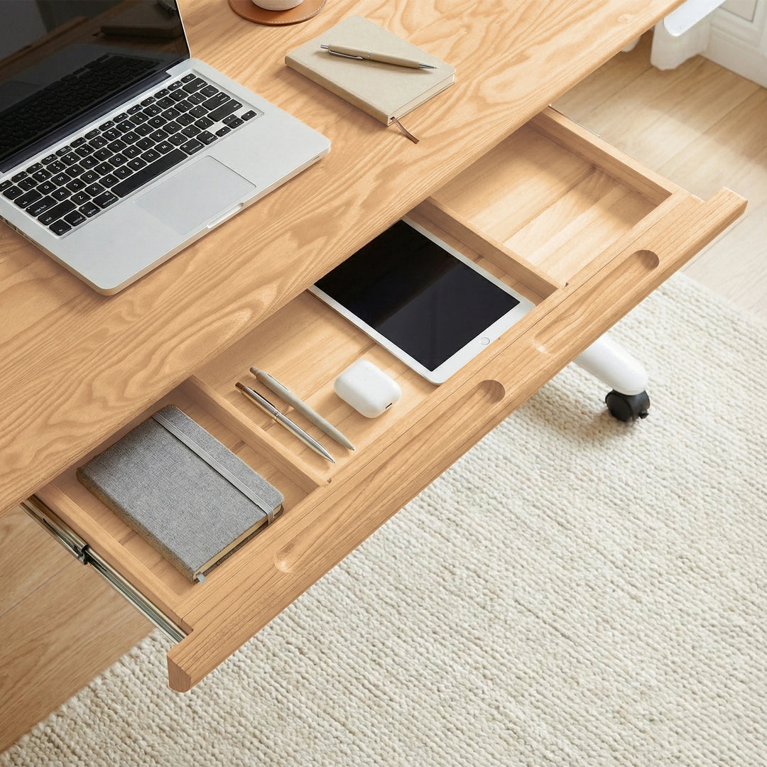 Atom Pro Ash Hardwood Home Office Stand Up Desk