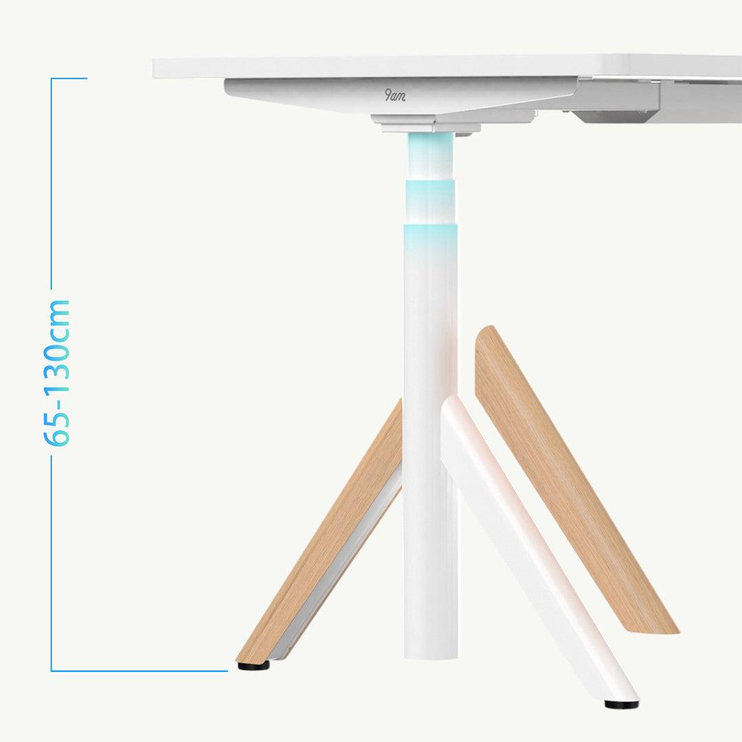 Robin Pro Dual Adjustable Melamine Home Sit Standing Desk