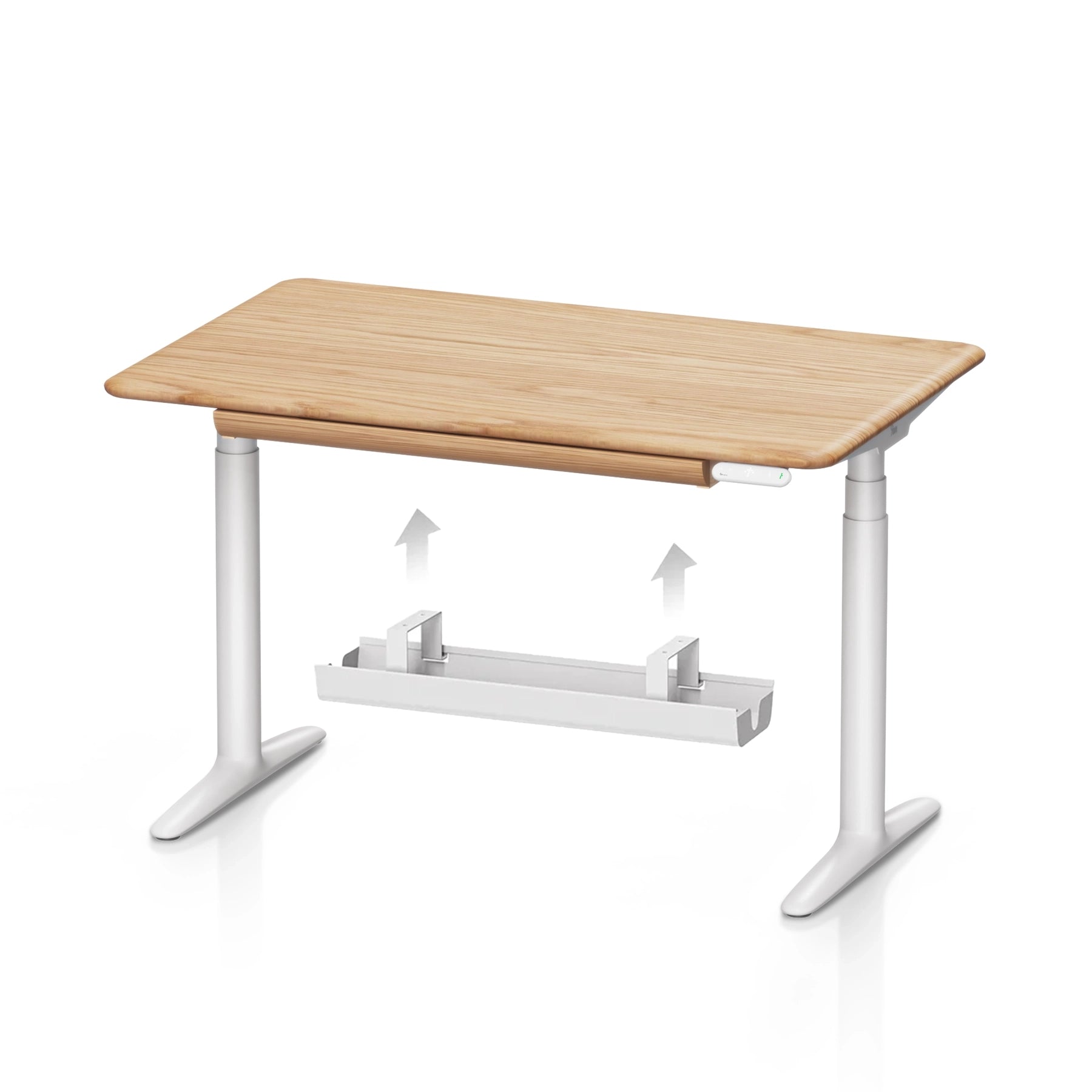 Atom Pro Ash Hardwood Home Office Stand Up Desk