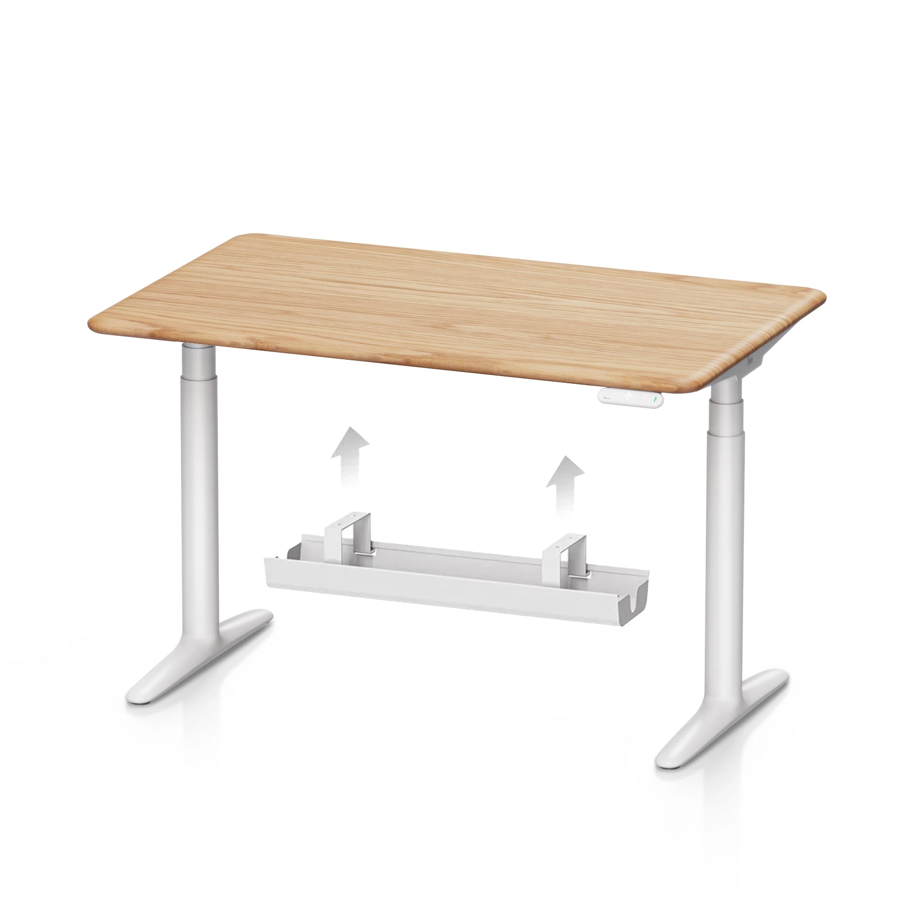 Atom Pro Ash Hardwood Home Office Stand Up Desk