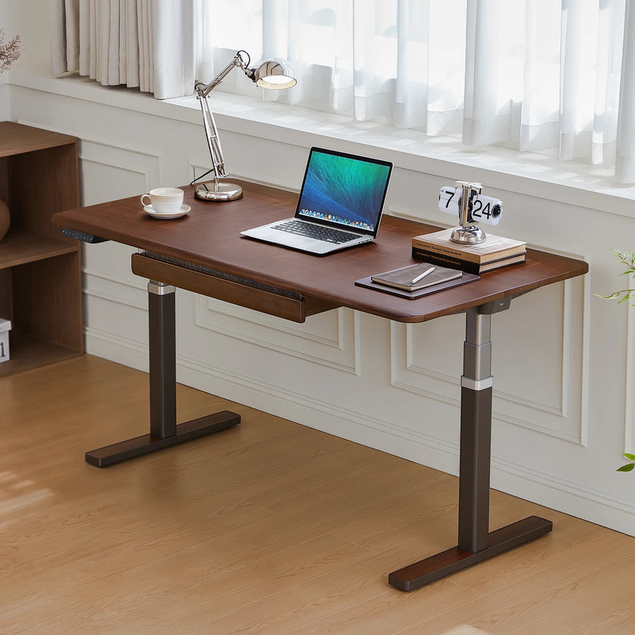 Arco Hardwood Veneer Electric Standing Desk