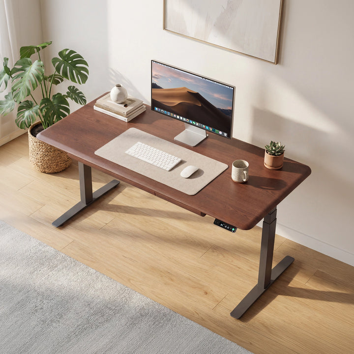 Pesk Pro Hardwood Home Office Electric Standing Desk
