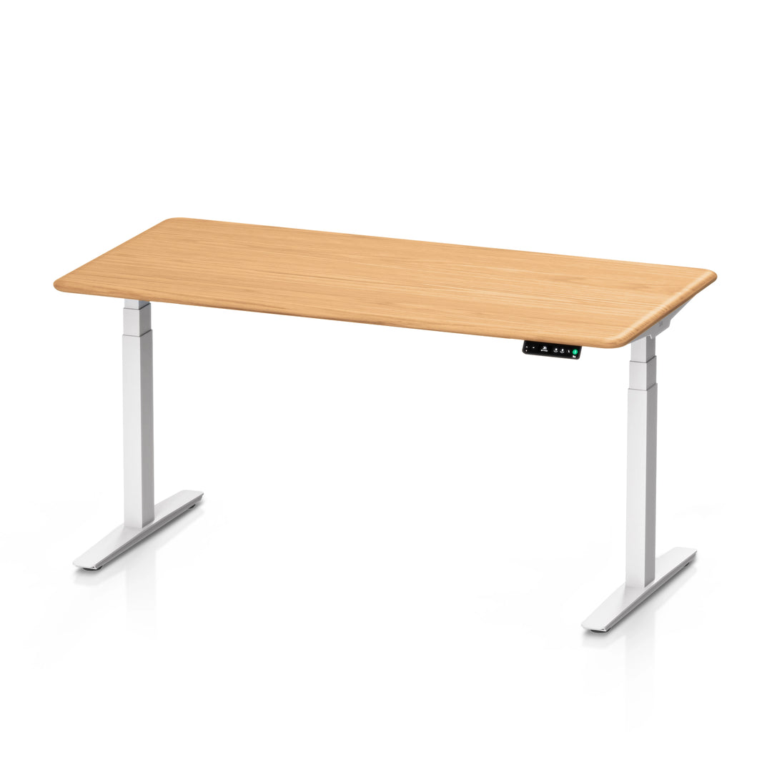 Pesk Pro Hardwood Home Office Electric Standing Desk