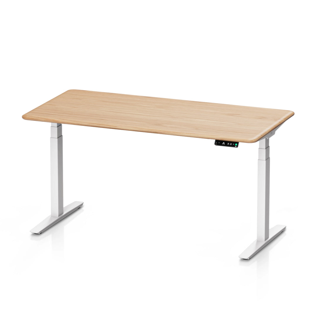 Pesk Pro Hardwood Home Office Electric Standing Desk