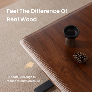 Pesk Pro Hardwood Home Office Electric Standing Desk
