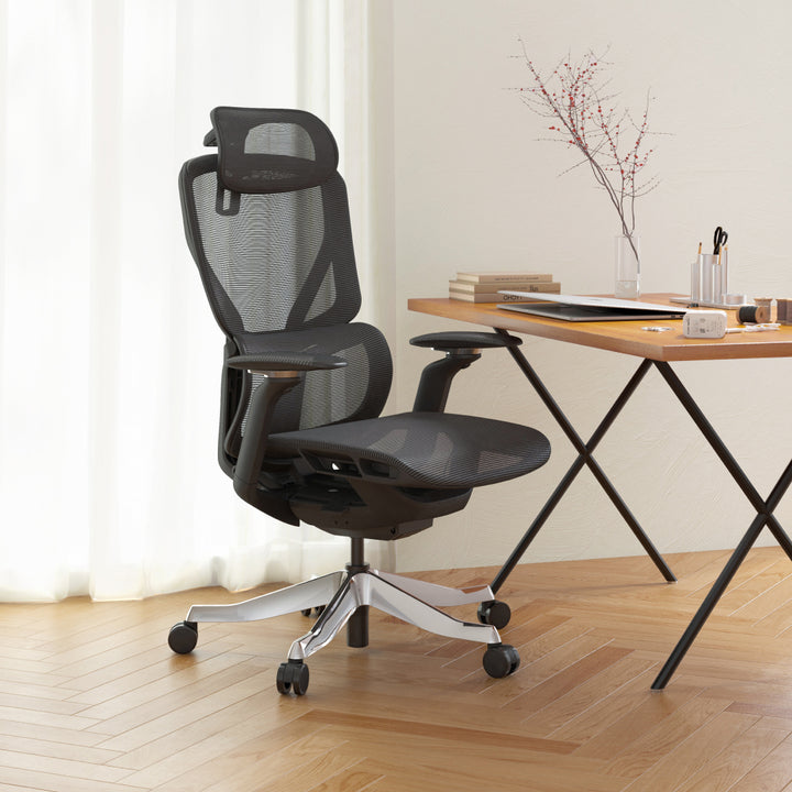Galileo Work From Home Footrest Ergonomic Gaming Chair