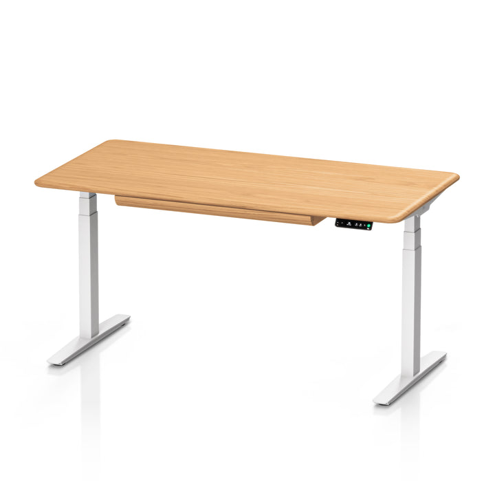 Pesk Pro Hardwood Home Office Electric Standing Desk