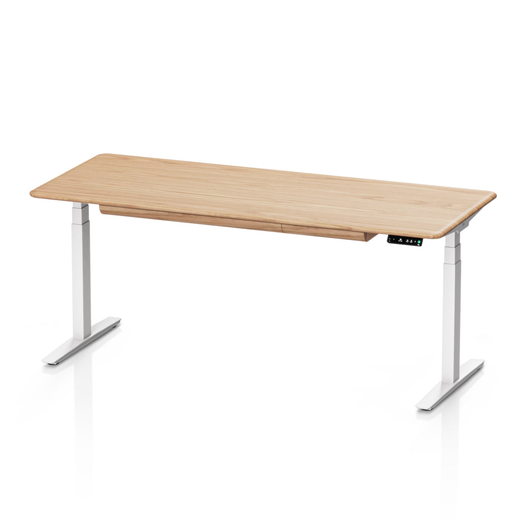Pesk Pro Hardwood Home Office Electric Standing Desk