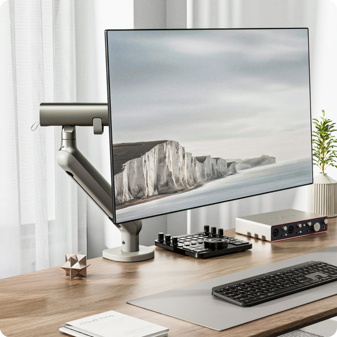 Single PC Monitor Arm