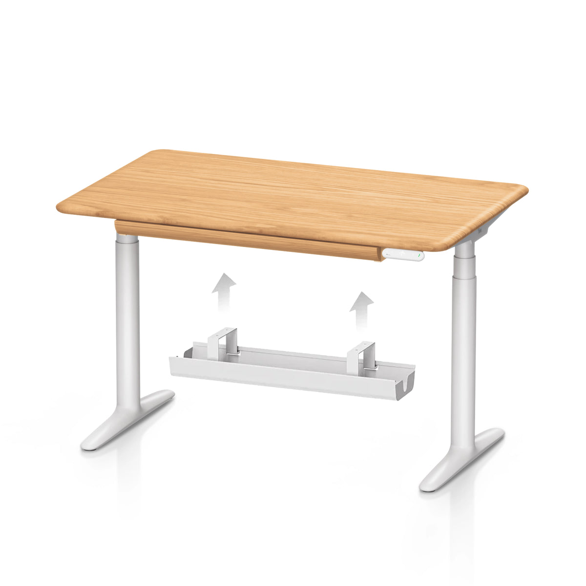 Atom Pro Ash Hardwood Home Office Stand Up Desk