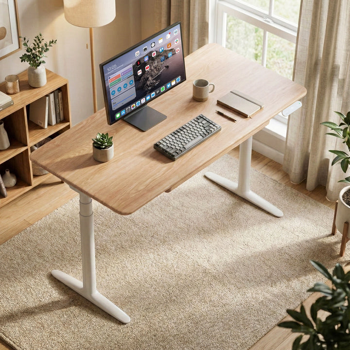 Atom Pro Ash Hardwood Home Office Stand Up Desk