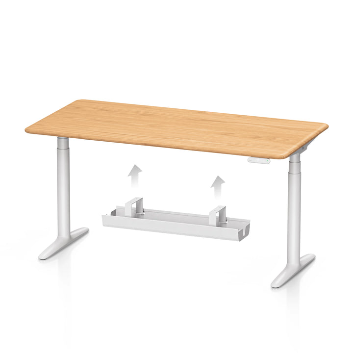 Atom Pro Ash Hardwood Home Office Stand Up Desk