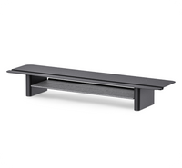 Two-Tier Metal Computer Monitor Riser Desk Organizer