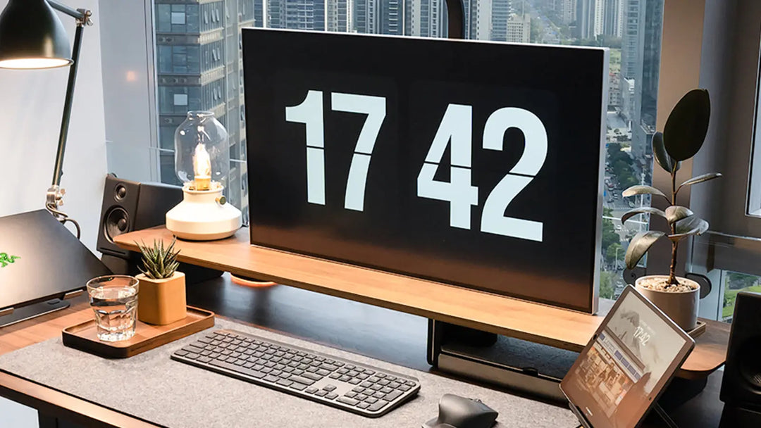 Multifunctional Office Desk Storage Rack Monitor Riser - 9am HOME