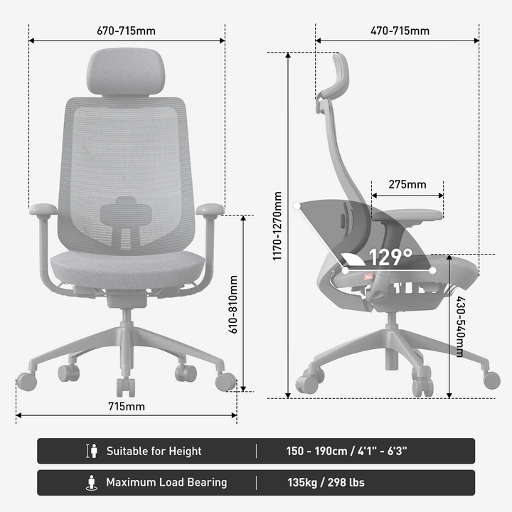 Newton Computer Gaming Office Home Ergonomic Chair
