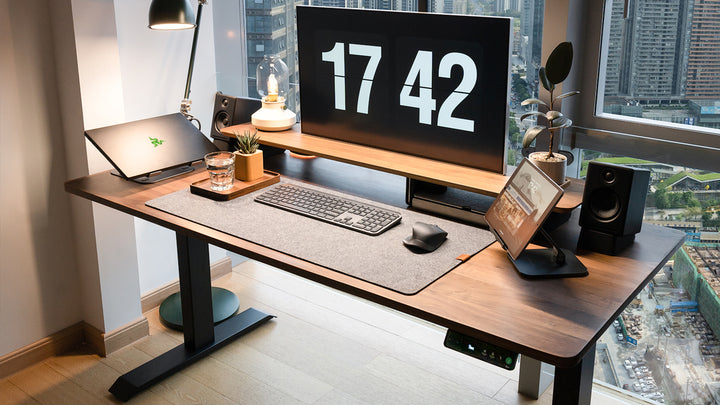 Pesk Dual Motors Melamine Office Electric Standing Desk