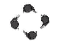 M8 Threaded Lockable Caster Wheels for Standing Desks