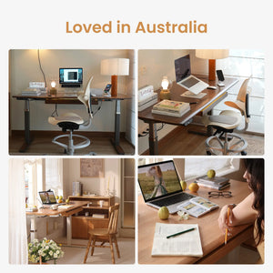Arco Hardwood Veneer Electric Standing Desk