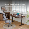Arco Hardwood Veneer Electric Standing Desk