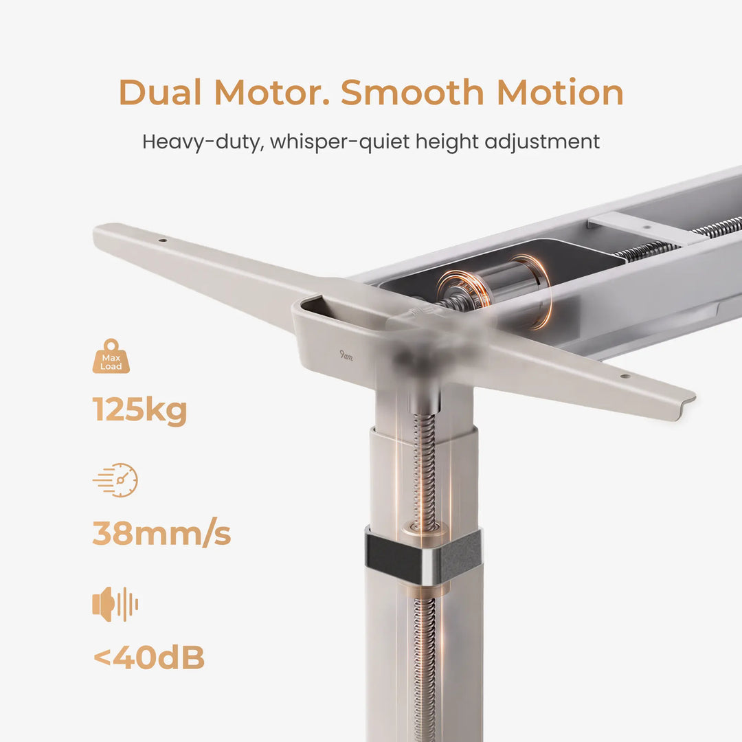 Arco Hardwood Veneer Electric Standing Desk