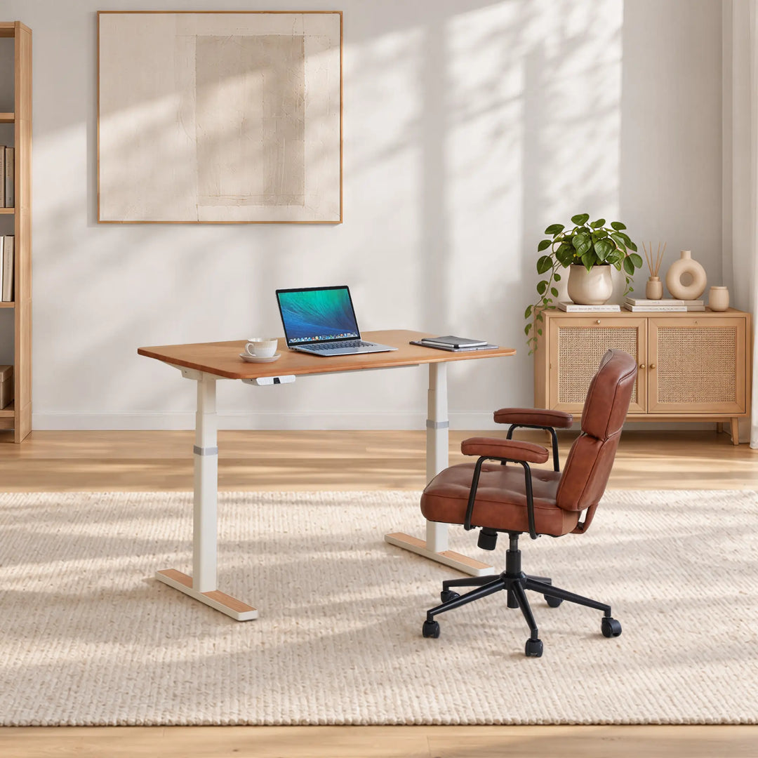 Arco Hardwood Veneer Electric Standing Desk