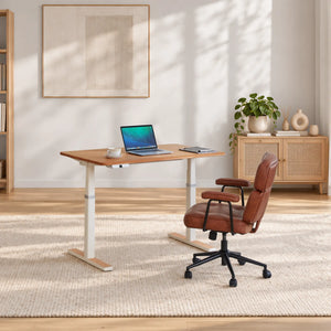 Arco Hardwood Veneer Electric Standing Desk