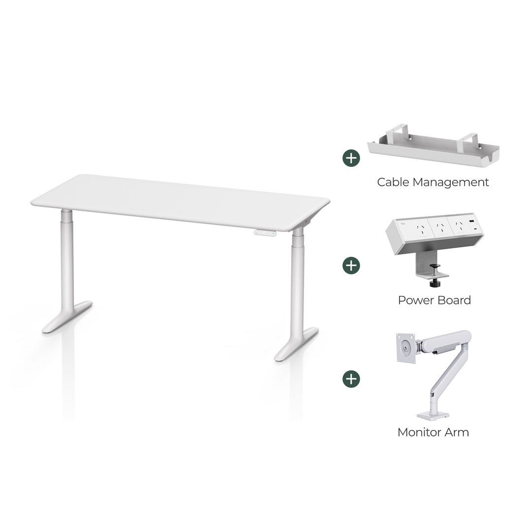 Atom Complete Ergonomic Standing Desk Setup